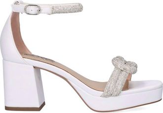 Ex&eacute; Womens Lina Heeled Sandal In White