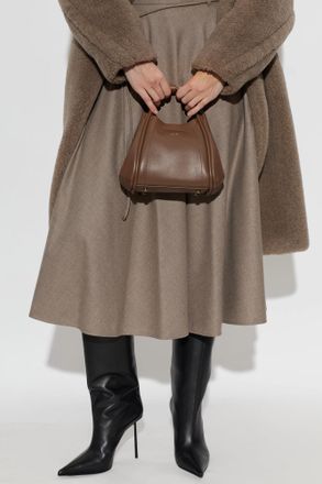 Max Mara Leather Handbag Marinxs, Womens, Brown