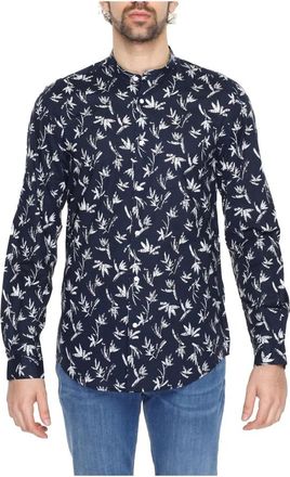 Antony Morato Casual Shirts - Heren - Casual Overhemden - Blauw - 2XL - Katoen - Overhemden