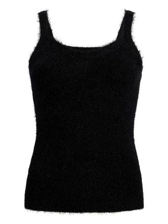 Khaite Maura V-neck knit top - Black
