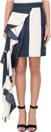 Calvin Klein Striped Mini Skirt - Dames - Korte rokken - Veelkleurig - S - Rokken