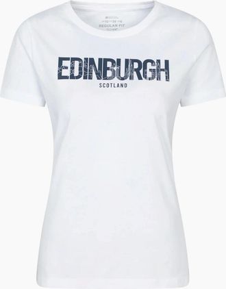 Mountain Warehouse Womens Mountain Warehouse Womens/Ladies Edinburgh Relaxed Fit T-Shirt - White - Size: 10