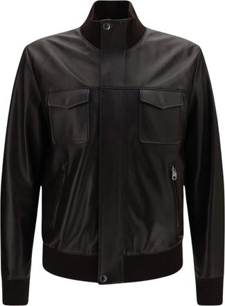 Dolce & Gabbana Bomber Jassen - Heren - Bomber jackets - Bruin - 2XL - Jassen