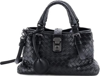 Bottega Veneta Roma Bag Intrecciato Nappa Mini tote bag - women - Calf Leather - One Size - Black