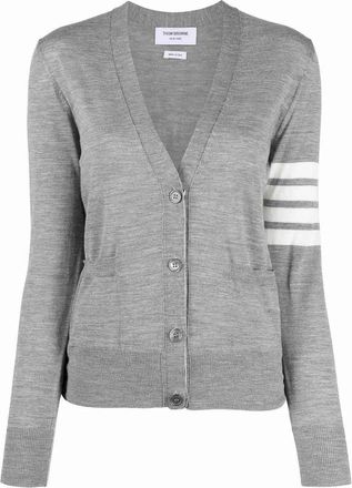Thom Browne 4Bar Wool Cardigan
