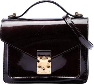 Louis Vuitton Pre-owned Handbags, female, Purple, Size: ONE SIZE Pre-owned The Monceau