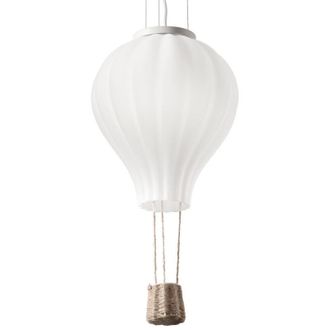 Ideal Lux Colgante Globo Aerost&aacute;tico Decorativo Blanco, E27
