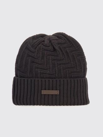 Paolo Pecora Cappello a berretto in lana con logo Paolo Pecora