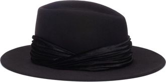 Eugenia Kim Blaine Wool Fedora Hat w/ Velvet Band