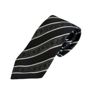 Louis Vuitton Pre-owned Cravat - Heren - Pre-owned - Grijs - Maat: ONE Size Zijde