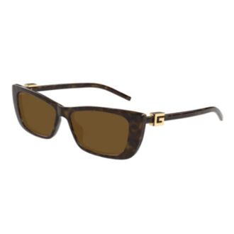 Gucci Sunglasses, unisex, Brown, 53 MM, Cat-Eye Sunglasses