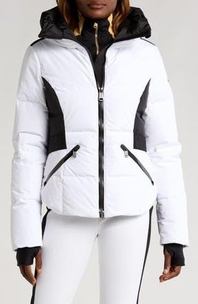 Goldbergh Lou Down Ski Jacket in White at Nordstrom Rack, Size 12 Us / 42 Eu