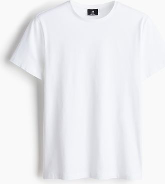 H&M T-Shirt in Slim Fit - White