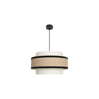 Fabrilamp Colgante Cornalina 1x27 Beis/negro Regx50d