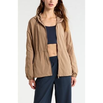 Zella Day to Day Cinched Jacket in Tan Portabella at Nordstrom, Size X-Small