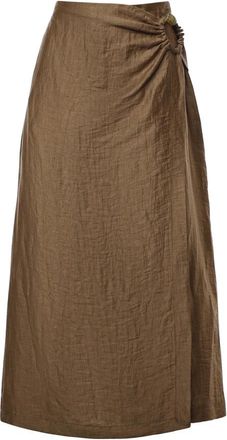 ottod'Ame Midi Skirts - Dames - Midirokken - Bruin - XS - Rokken