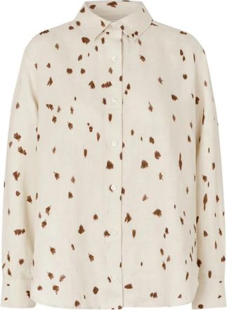 Sams&oslash;e & Sams&oslash;e Saloves Shirt - Dames - Overhemden - Veelkleurig - XS - Linnen - Overhemden
