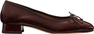 Margaux Eyewear The Ada Pumps in Espresso Crinkle Patent at Nordstrom, Size 41.5