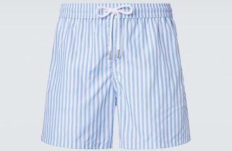 Thom Sweeney Striped swim trunks