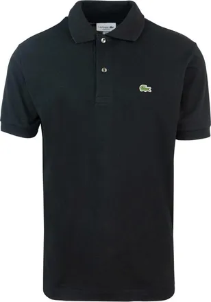 Lacoste Cotton Piqu&eacute; Polo - male - Lacoste - Polo Shirts - Black - 2XL - Tops