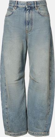 Loewe Anagram barrel-leg jeans