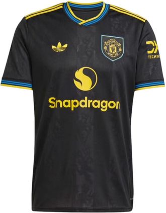 adidas Manchester United 2025/2026 Third Kit Asia Sizing Black KD4225