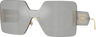Versace Stijlvolle zonnebril in diverse kleuren - Dames - Zonnebrillen - Grijs - 42 MM - Accessoires