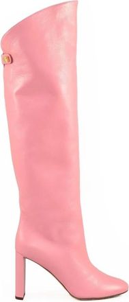 Maisons Skorpios Laarzen - Dames - Hoge Laarzen - Roze - 40 1/2 EU - Leer - Schoenen