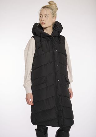 Hailys Steppweste HAILYS SL P VT Ch44arlotte, Damen, Gr. XS (34), schwarz, Web, Obermaterial: 100% Polyester, unifarben, Westen Steppweste