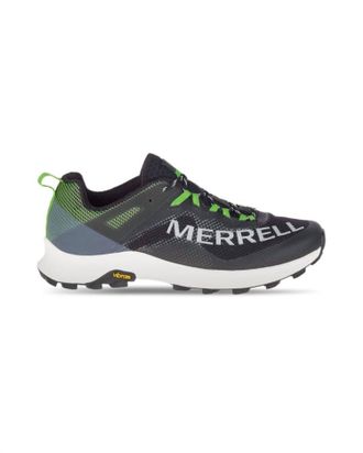 Merrell Mens Mtl Long Sky 12.0 Trail Running Shoes In Black/lime