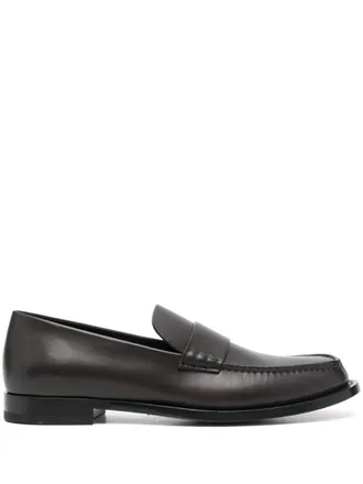 The Row Novus loafers - women - Calf Leather/Calf Leather/Calf Leather - 35 - Brown