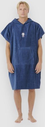 Rip Curl Logo Hooded Surf Poncho blau