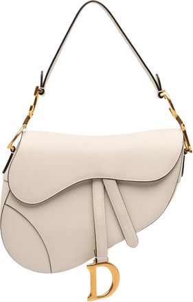 Dior Tweedehands Gegrainde Kalfskinnend Schoudertas