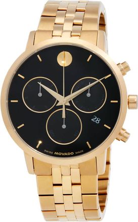 Movado Museum Classic Quartz Black Dial Mens Watch 0607810