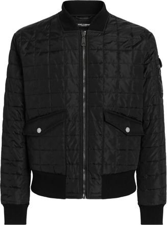 Dolce & Gabbana Bomber trapuntato - Nero