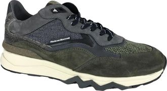 Floris Van Bommel Schoenen, Heren, Groen, 41 EU, Leer, De Zager 05.37