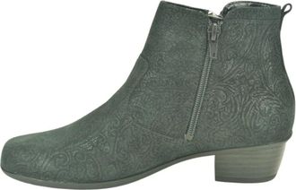Waldl&auml;ufer Zwart Print Botje 2Tiret 3cm - Dames - Cowboylaarzen - Zwart - 34 EU - Schoenen