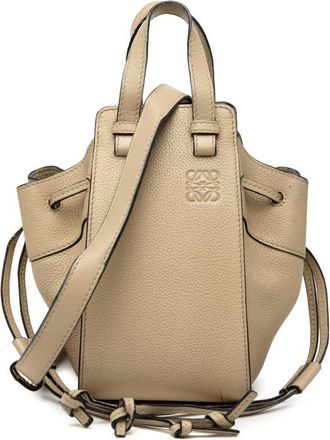 Loewe Pre-owned Loewe Mini Grained Calfskin Drawstring Hammock Bag Ladies JLVAHTL7Q0YZ3SAS