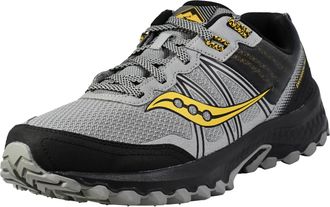 Saucony Mens Excursion Tr14 Trail Running Shoe, Grey/Gold, 10 Wide