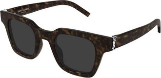 Saint Laurent Sunglasses, unisex, Brown, Size: 47 MM M157 Sunglasses