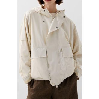 Scalpers Woman Raincoat in Offwhite at Nordstrom, Size Large Eu