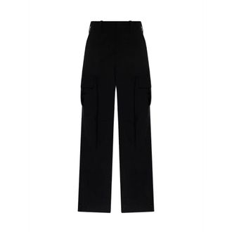 Bottega Veneta Wide Trousers, female, Black, Size: 2XS Pantalone