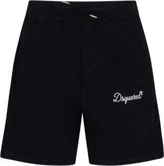 Dsquared2 Hombre, Pantalones cortos, Negro, Talla: M