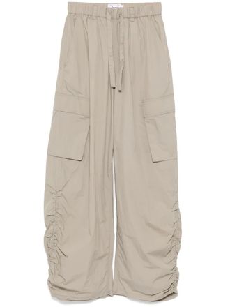 Izzue drawstring cargo trousers - Neutrals