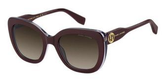 Marc Jacobs MARC 852/S LHF/HA Womens Sunglasses Burgundy Size 53