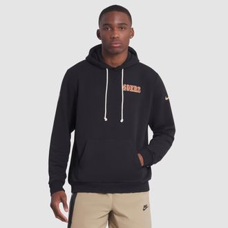 Nike San Francisco 49ers Rivalries Collection Sideline Nike Mens Dri-FIT NFL Pullover Hoodie in Black | 03AZ00A9B-X0C