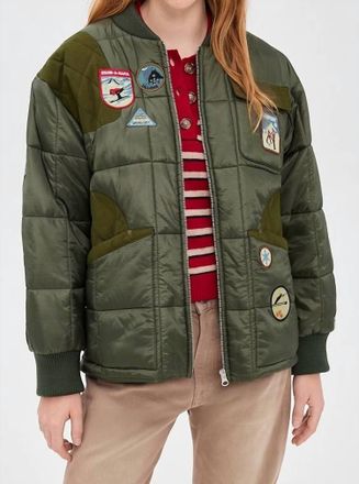 Sea New York Eira Quilted Patched Puffer Jacket In Sea