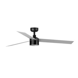 Netlighting Cruiser 132cm TEK LED Ceiling Fan Matt Black Aluminium Blades 4000K