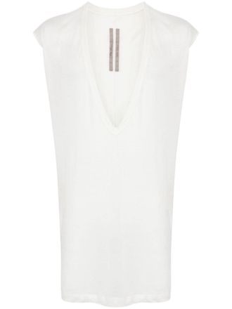 Rick Owens Dylan T cotton tank top - White