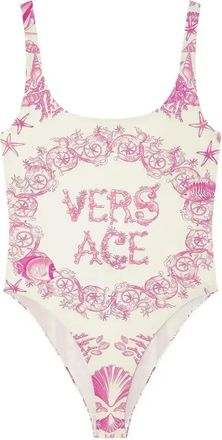 Versace Underwater Barocco Swimsuit - Womens - Elastane/Nylon/Polyester